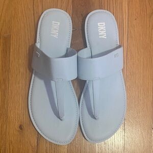 DKNY Sky Blue Thong Sandals